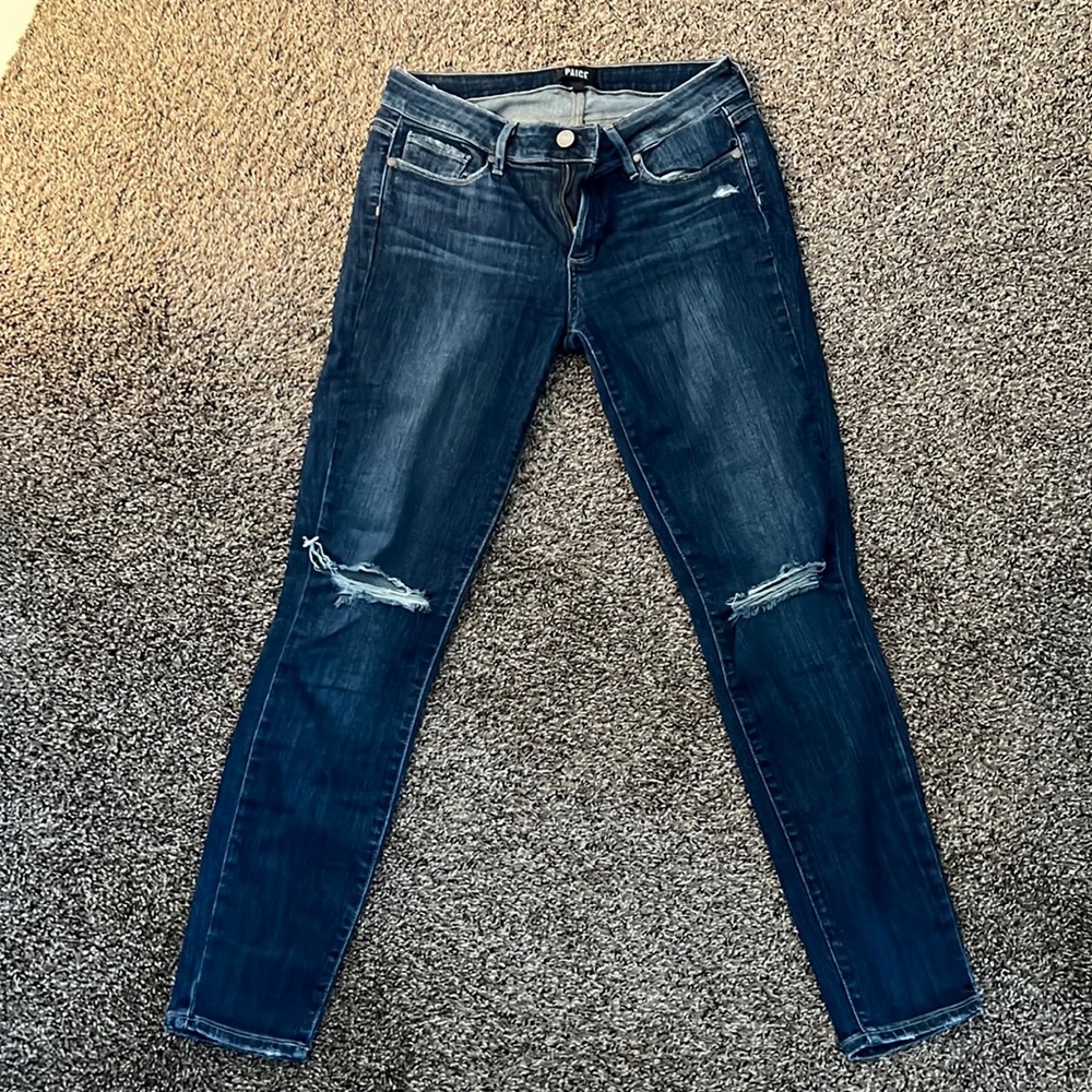 Paige Verdugo Ankle Busted Knee Skinny Jean